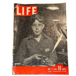 Vintage May 17, 1943 Life Magazine - Boy Power